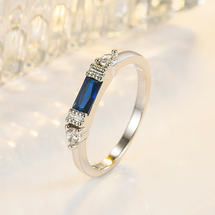 Anie - Natural Stones Silver Ring
