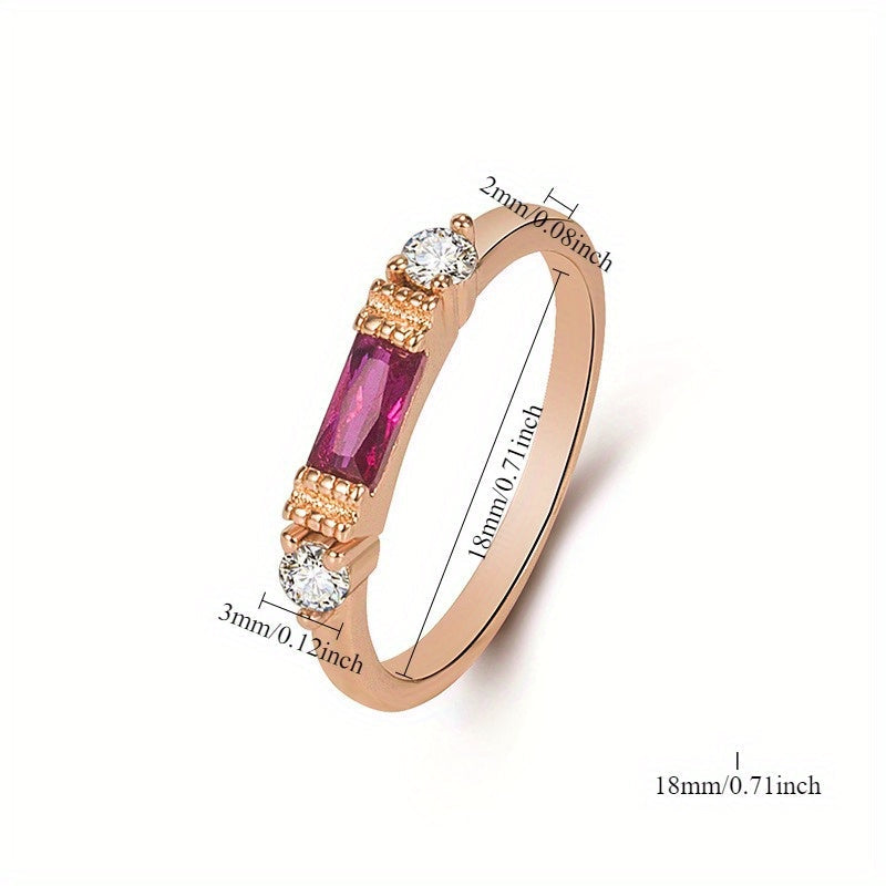 Anie - Natural Stones Silver Ring