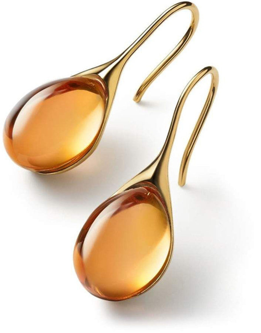 Gold & Silver Gem Earrings