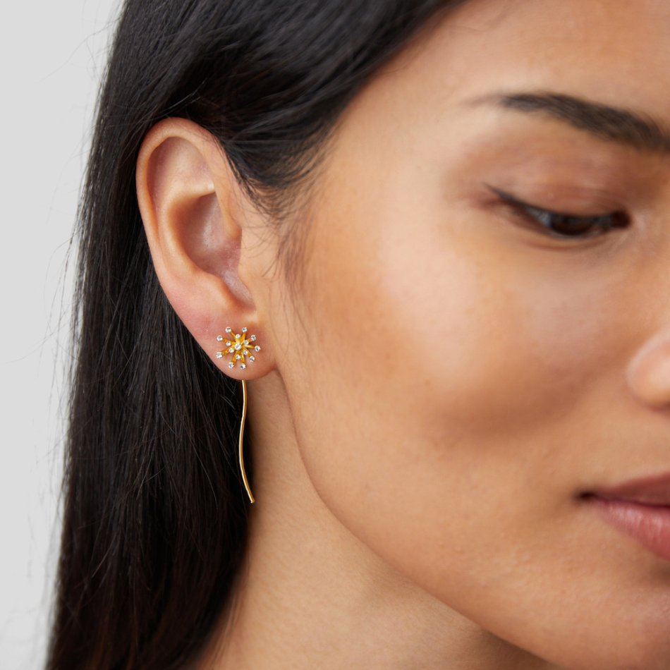 Wish Dandelion Earrings
